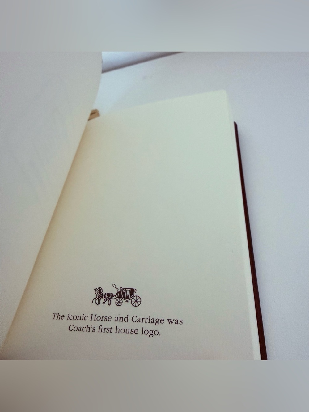 Coach Leather Notebook Charm in Maple - Picture 6 of 9